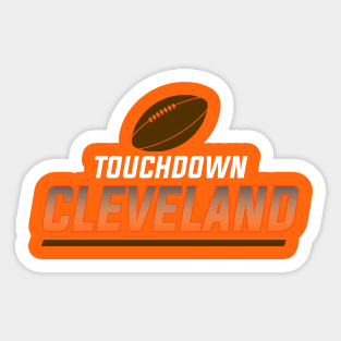 Cleveland Football Team Sticker